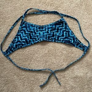 Jolyn Ryan Print Tie Back Bikini Top S